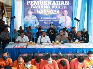 Polda Jatim Musnahkan Lebih dari 9 Kg Sabu, Puluhan Tersangka Terjerat