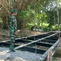 TNI AD Kebut Pembangunan Jembatan Nyormanis Bangkalan, Akses Warga Segera Terhubung