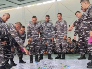 Kodaeral IX Matangkan Buku Induk Tempur Melalui Tactical Floor Game