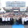 Ribuan Pemuda Deklarasikan Sumpah Persatuan dan Kerukunan di Polda Jatim